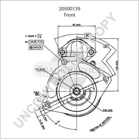 20500139 Prestolite starter motor