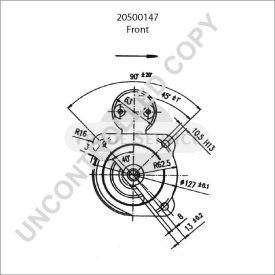 20500147 Prestolite starter motor