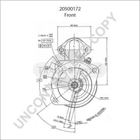 20500172 Prestolite starter motor