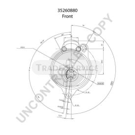 35260880 Prestolite starter motor