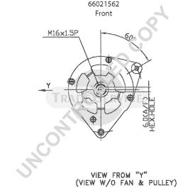 66021562 Prestolite alternator
