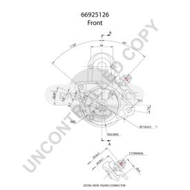 66925126 Prestolite starter motor