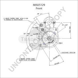 66925129 Prestolite starter motor