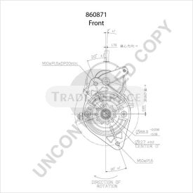 860871 Prestolite starter motor