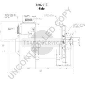 880701Z Prestolite alternator