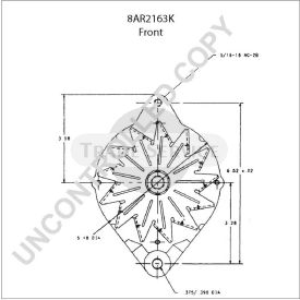 8AR2163K Prestolite alternator