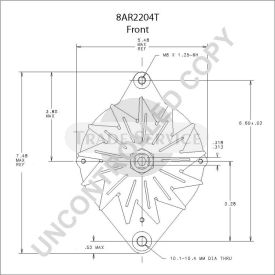 8AR2204T Prestolite alternator