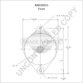 8AR3005G Prestolite alternator