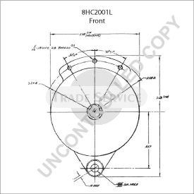 8HC2001L Prestolite alternator
