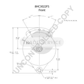 8HC3022FS Prestolite alternator