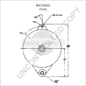 8HC3026G Prestolite alternator