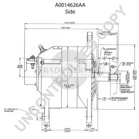 A0014626AA Prestolite alternator