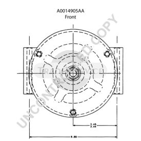 A0014905AAS Prestolite alternator