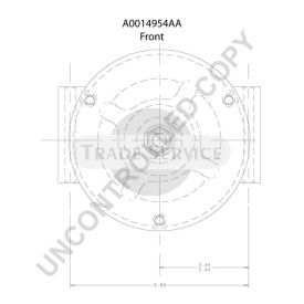 A0014954AAS Prestolite alternator