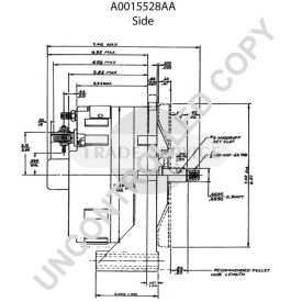 A0015528AA Prestolite alternator