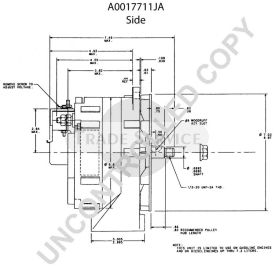 A0017711JA Prestolite alternator