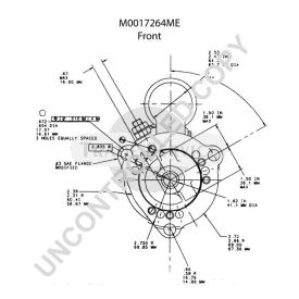 M0017264ME Prestolite starter motor