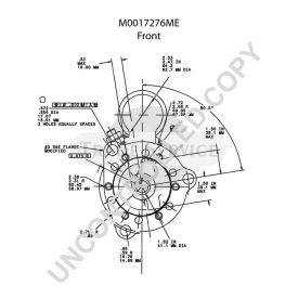 M0017276ME Prestolite starter motor