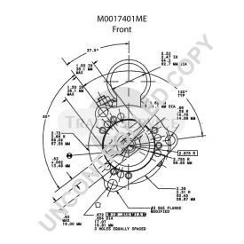 M0017401ME Prestolite starter motor