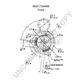 M0017504ME Prestolite starter motor