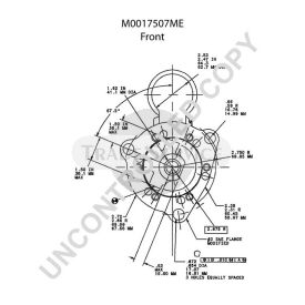 M0017507ME Prestolite starter motor