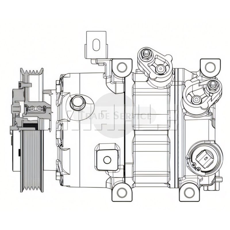 ACP-638-000P MAHLE AC compressor