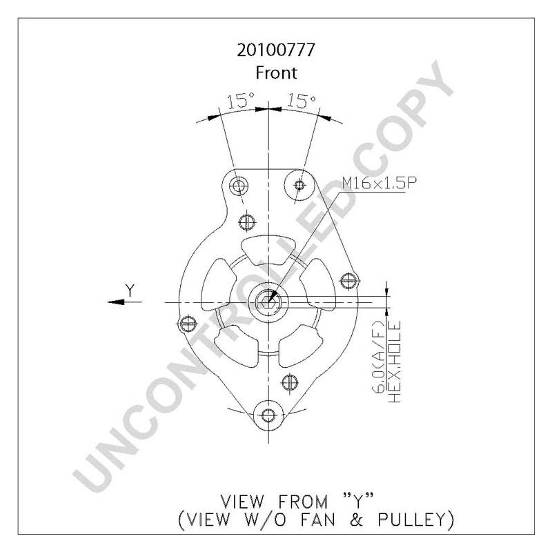 20100777 Prestolite alternator