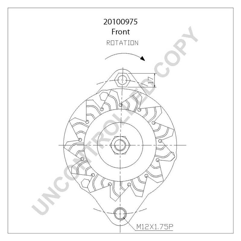 20100975 Prestolite alternator