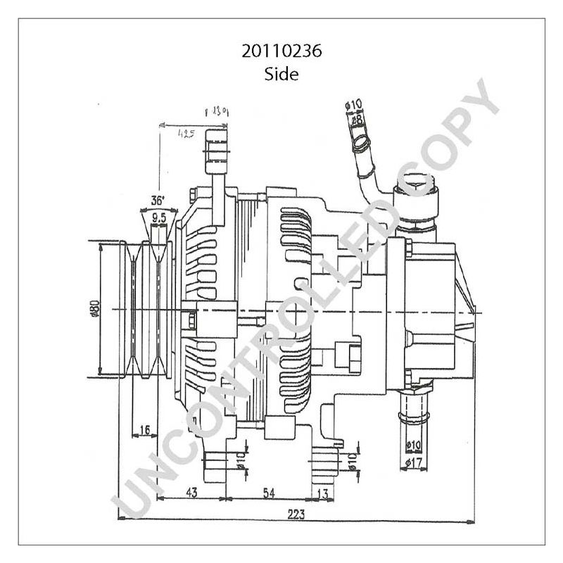 20110236 Prestolite alternator