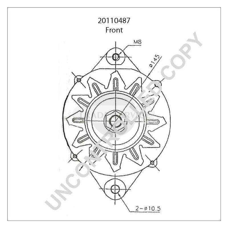 20110487 Prestolite alternator