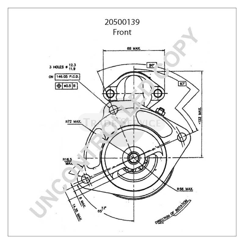 20500139 Prestolite starter motor