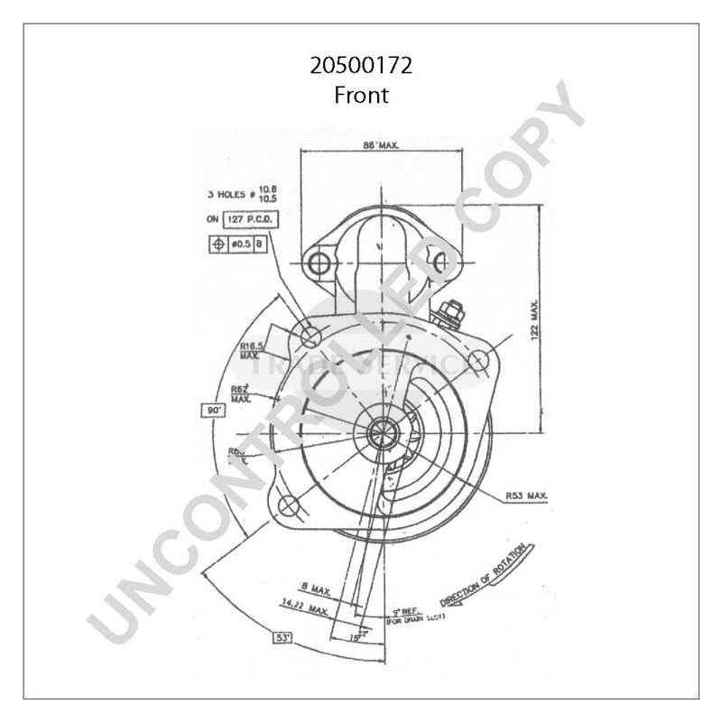 20500172 Prestolite starter motor