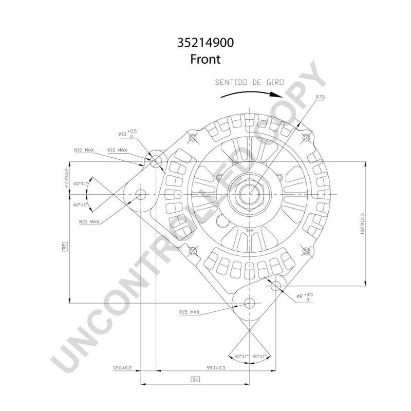 35214900 Prestolite alternator