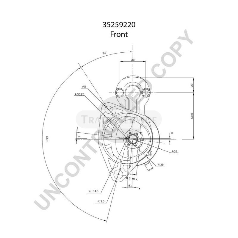35259220 Prestolite starter motor