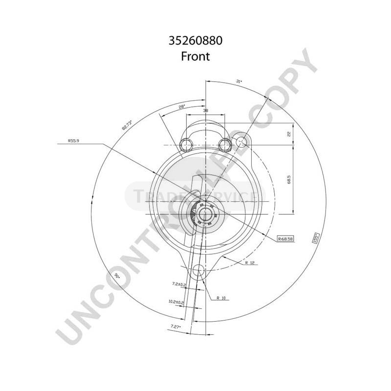 35260880 Prestolite starter motor