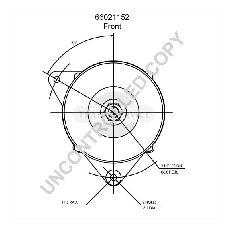 66021152 Prestolite alternator