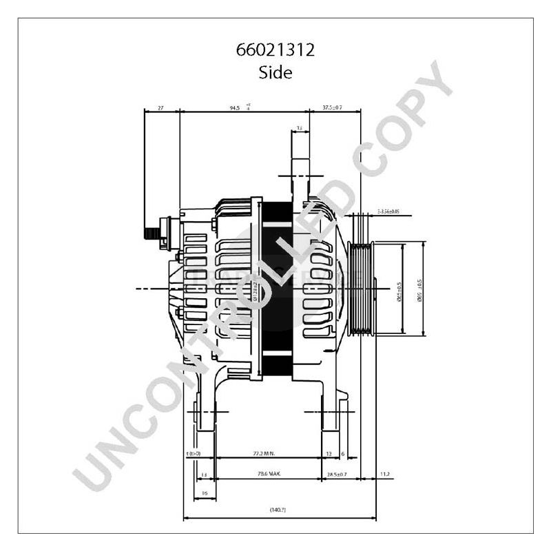 66021312 Prestolite alternator