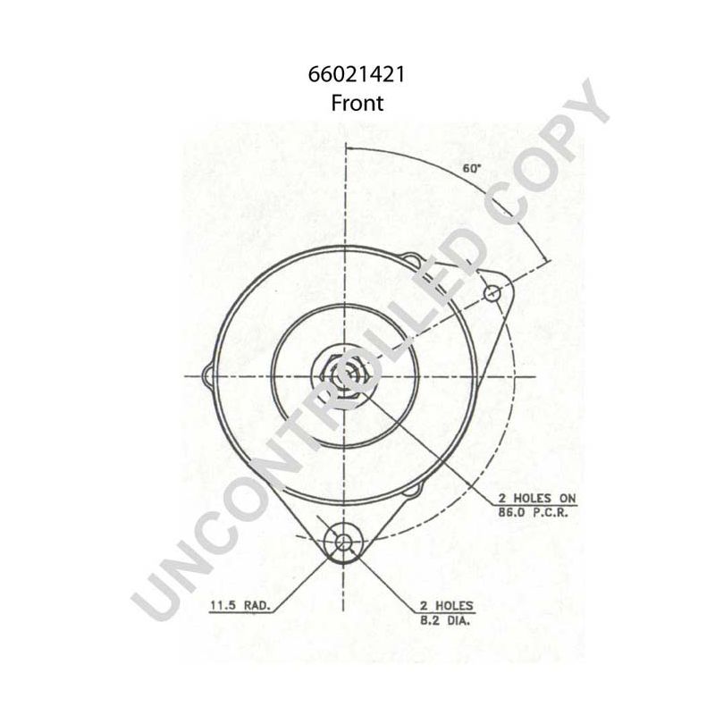 66021421 Prestolite alternator