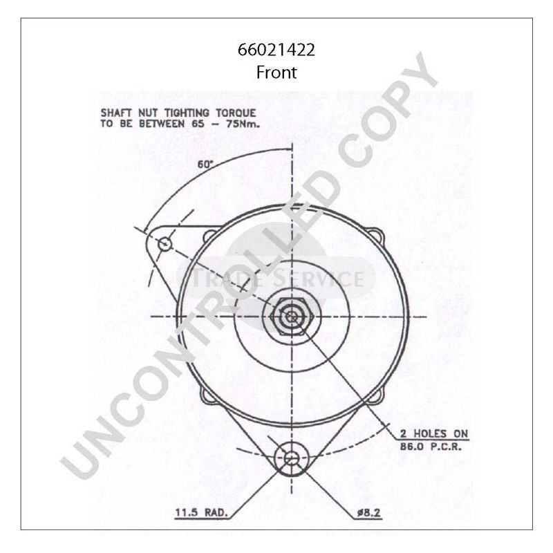 66021422 Prestolite alternator