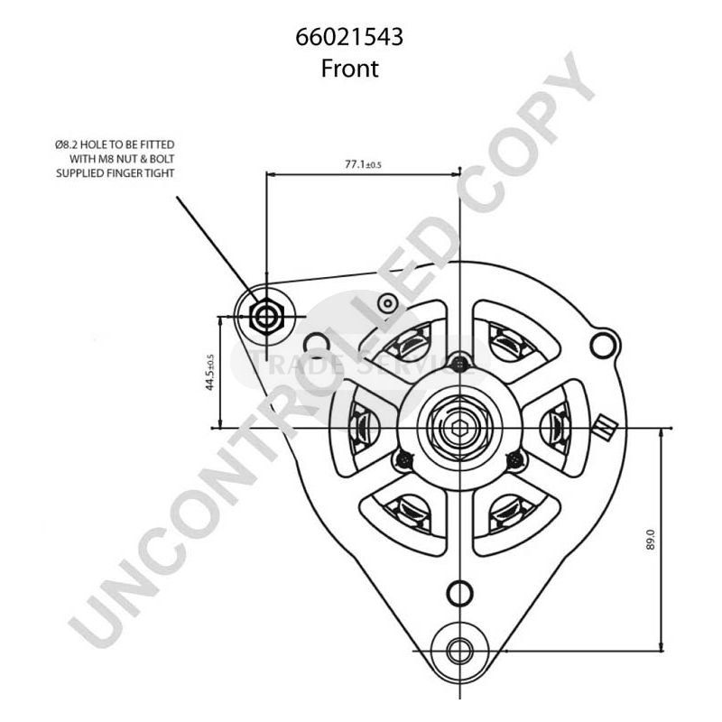 66021543 Prestolite alternator