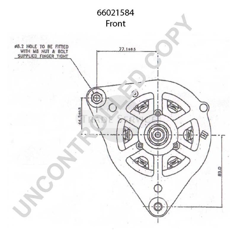 66021584 Prestolite alternator