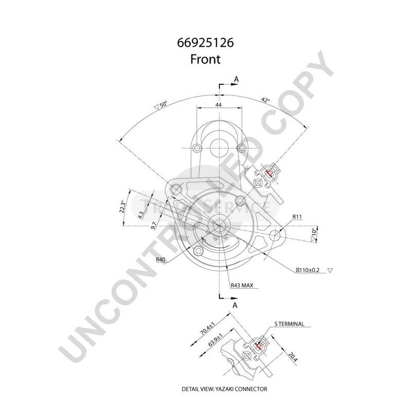 66925126 Prestolite starter motor