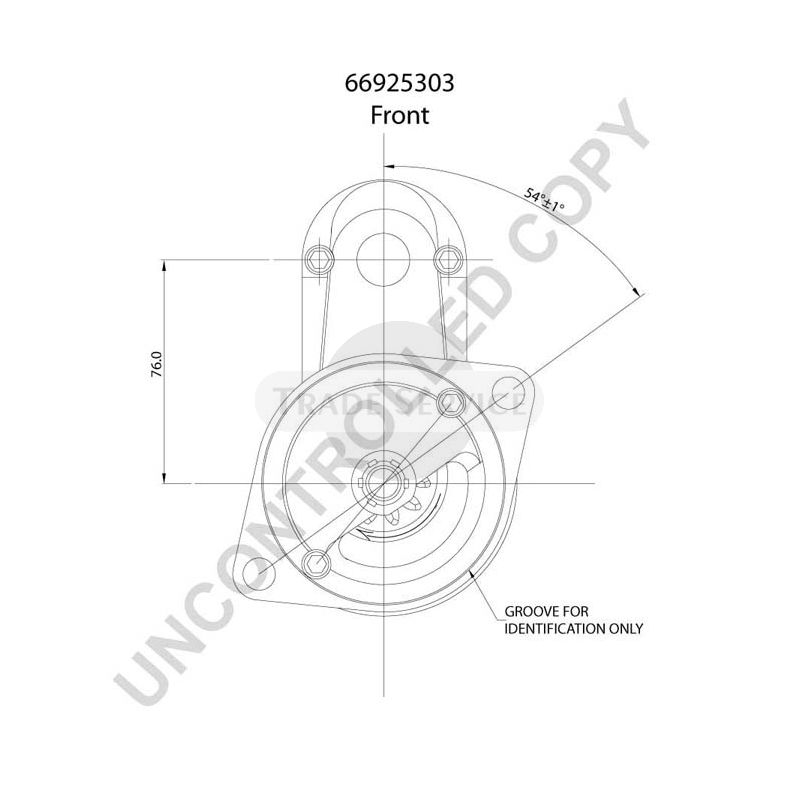 66925303 Prestolite starter motor