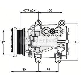 ACP-1099-000P MAHLE AC compressor