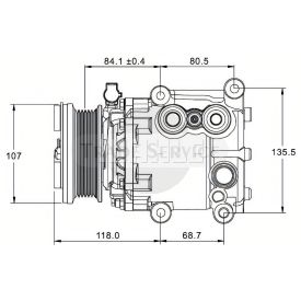 ACP-1336-000P MAHLE AC compressor