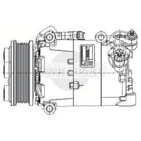 ACP-1360-000P MAHLE AC compressor