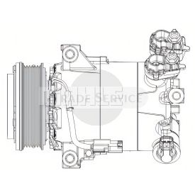 ACP-556-000P MAHLE AC compressor