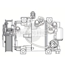 ACP-628-000P MAHLE AC compressor