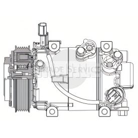 ACP-633-000P MAHLE AC compressor