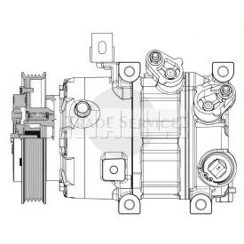 ACP-638-000P MAHLE AC compressor